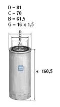 Ufi 2441700 - FILTRO GASOIL ROSC.