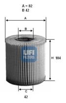  2500400 - FILTRO ACEITE ECO CART.