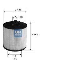  2501200 - FILTRO ACEITE ECO CART.