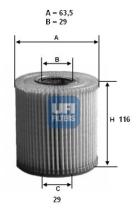  2501300 - FILTRO ACEITE ECO CART.