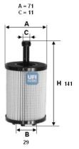  2502300 - FILTRO ACEITE ECO CART.