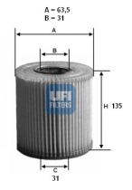  2504100 - FILTRO ACEITE ECO CART.