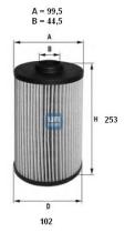  2504400 - FILTRO ACEITE ECO CART.