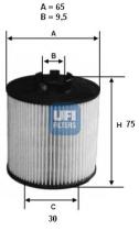  2504700 - FILTRO ACEITE ECO CART.