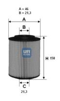  2505000 - FILTRO ACEITE ECO CART.