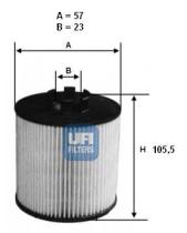  2506400 - FILTRO ACEITE ECO CART.
