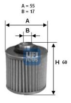 Ufi 2551400 - FILTRO ACEITE YAMAHA
