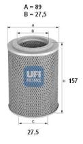 Ufi 2555500 - FILTRO ACEITE BMW,LAND ROVER,
