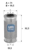  2668900 - FILTRO GASOIL CART.