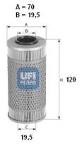 Ufi 2669400 - FILTRO DE COMBUSTIBLE