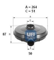 Ufi 2711000 - FILTRO AIRE COMPL.R5