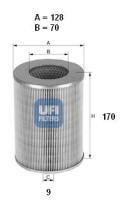 Ufi 2723500 - FILTRO AIRE INDUST.