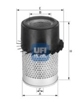 Ufi 2728200 - FILTRO AIRE INDUST.