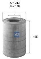 Ufi 2735700 - FILTRO AIRE IND.RADIAL