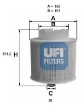 Ufi 2759800 - FILTRO AIRE