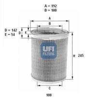 Ufi 2760600 - FILTRO AIRE