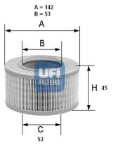 Ufi 2771600 - FILTRO AIRE