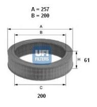 Ufi 2776900 - FILTRO AIRE