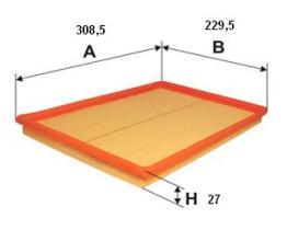 Ufi 3001700 - FILTRO AIRE PANEL