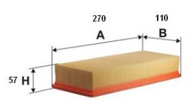  3002200 - FILTRO AIRE PANEL