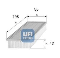 Ufi 3002500 - FILTRO AIRE PANEL