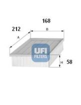 Ufi 3002800 - FILTRO AIRE PANEL