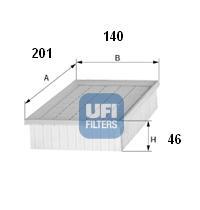 Ufi 3004500 - FILTRO AIRE PANEL