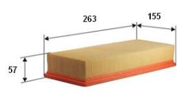 Ufi 3005200 - FILTRO AIRE PANEL