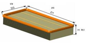 Ufi 3006200 - FILTRO AIRE PANEL