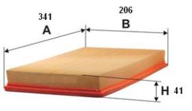 Ufi 3006300 - FILTRO AIRE PANEL