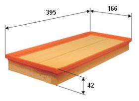 Ufi 3007100 - FILTRO AIRE PANEL