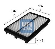 Ufi 3007600 - FILTRO AIRE PANEL