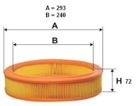 Ufi 3011801 - FILTRO AIRE PANEL