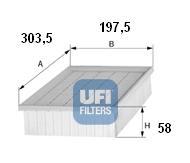  3013000 - FILTRO AIRE PANEL
