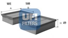 Ufi 3013400 - FILTRO AIRE PANEL