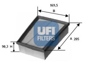  3014400 - FILTRO AIRE PANEL