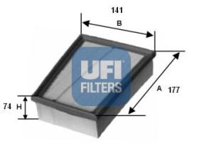 Ufi 3014700 - FILTRO AIRE PANEL