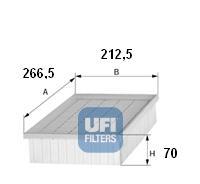 Ufi 3016200 - FILTRO AIRE PANEL