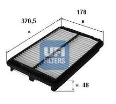 Ufi 3017100 - FILTRO AIRE PANEL