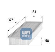 Ufi 3018100 - FILTRO AIRE PANEL