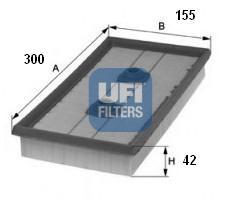 Ufi 3020900 - FILTRO AIRE PANEL