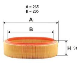 Ufi 3021700 - FILTRO AIRE PANEL