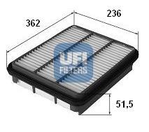 Ufi 3022000 - FILTRO AIRE PANEL