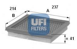 Ufi 3022600 - FILTRO AIRE PANEL