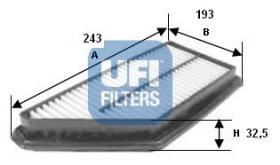 Ufi 3022900 - FILTRO AIRE PANEL