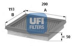 Ufi 3023800 - FILTRO AIRE PANEL