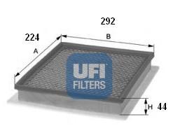 Ufi 3025900 - FILTRO AIRE PANEL