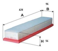 Ufi 3026000 - FILTRO AIRE PANEL