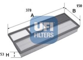 Ufi 3026500 - FILTRO AIRE PANEL