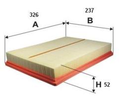 Ufi 3029800 - FILTRO AIRE PANEL